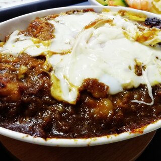 カレーのチーズ焼き